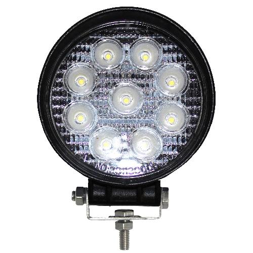 Universal Round LED Flood Beam Work Light – 1890 Lumens