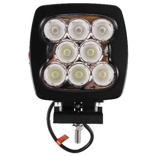 Universal Square LED Flood Beam Work Light – 6400 Lumens