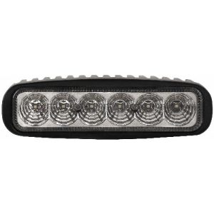 Universal Slim Rectangular LED Flood Beam Work Light – 1260 Lumens