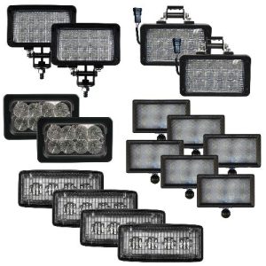 Complete Flood Beam LED Light Kit for John Deere 8000 Series Tractors – (Pkg. of 16)