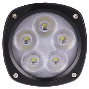 Universal Semi-Round LED Flood Beam Work Light – 5000 Lumens