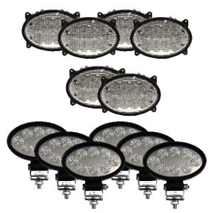 Complete Flood Beam LED Light Kit for Case IH Combines – (Pkg. of 12)