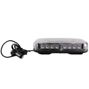 Low Profile Amber LED Warning Light, 8 Flash Patterns
