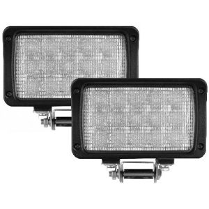 Bridgelux LED Wide Flood Beam Light Set, 3500 Lumens – (Pkg. of 2)