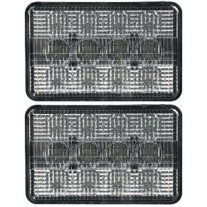 Hi-Lo Beam LED Cab Roof Light Set for Case IH Combines & Cotton Pickers, 4800 Lumens – (Pkg. of 2)