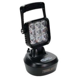 Tiger Lights Rechargeable LED Magnetic Work Light & Flashing Amber