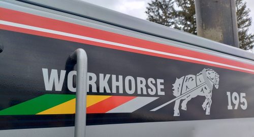 White 195 Workhorse Marking Decal Set
