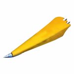 Poly Fender Snout Left Hand Yellow 30 – 36 – 38 Inch Spacing