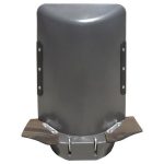 Poly Center Hood Gray 30 Inch Spacing with Wear Strips