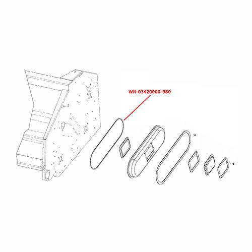 Drive Chain Cover Seal, 980MM