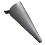 Complete Gray Lateral Left Fender Snout 30 Inch Spacing