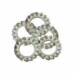 Tooth Washer, M10x18 External Tooth Washer, Package of 5