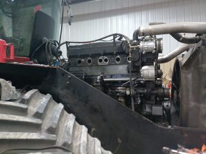 Cummins ISX ingesting dirt in a Case IH Quadtrack