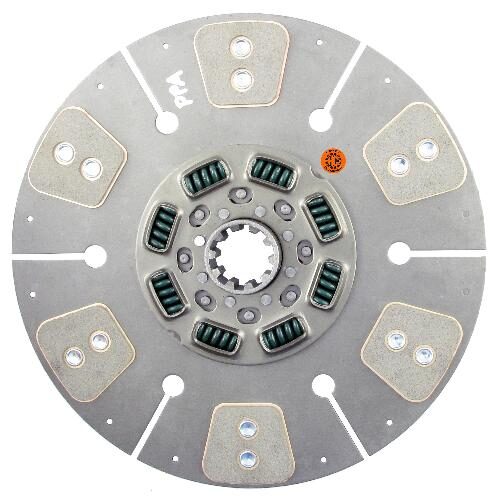15-1/2" Transmission Disc, 6 Pad, w/ 2" 10 Spline Hub - Reman