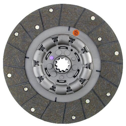 10-1/2" Transmission Disc, Woven, w/ 1-1/4" 10 Spline Hub - Reman