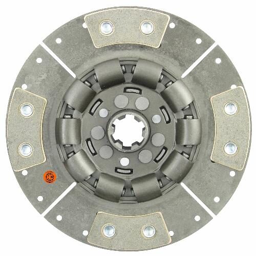 9" Transmission Disc, 4 Pad, w/ 1-1/4" 6 Spline Hub - New