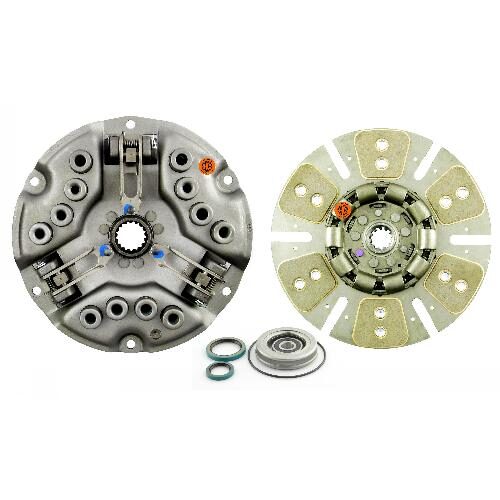 12" Single Stage Clutch Kit, w/ 6 Large Pad Disc, Bearings &amp; Seals - New