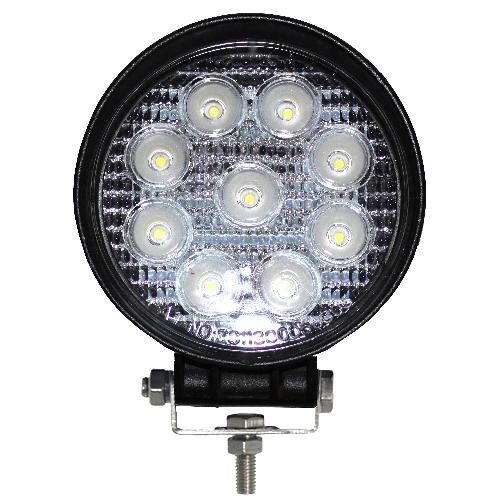 Universal Round LED Flood Beam Work Light - 1890 Lumens