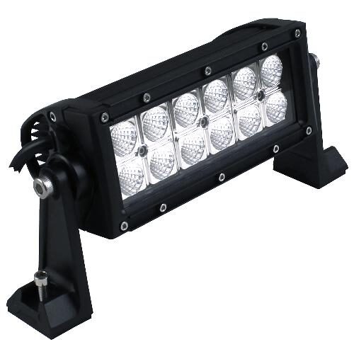 8" LED Flood Beam Light Bar - 2640 Lumens