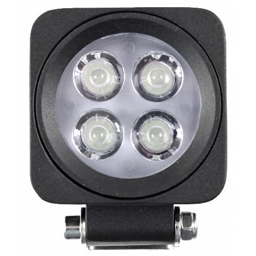 Universal Square LED Flood Beam Work Light - 840 Lumens