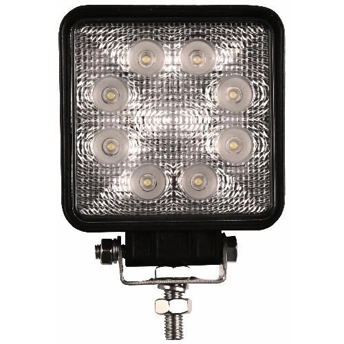 Universal Square LED Flood Beam Work Light - 1680 Lumens
