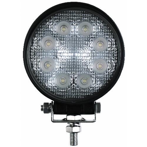 Universal Round LED Flood Beam Work Light - 1680 Lumens