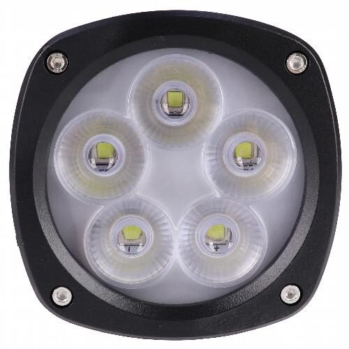 Universal Semi-Round LED Flood Beam Work Light - 5000 Lumens