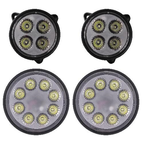 Flood Beam LED Headlight Kit for John Deere R Series Tractors