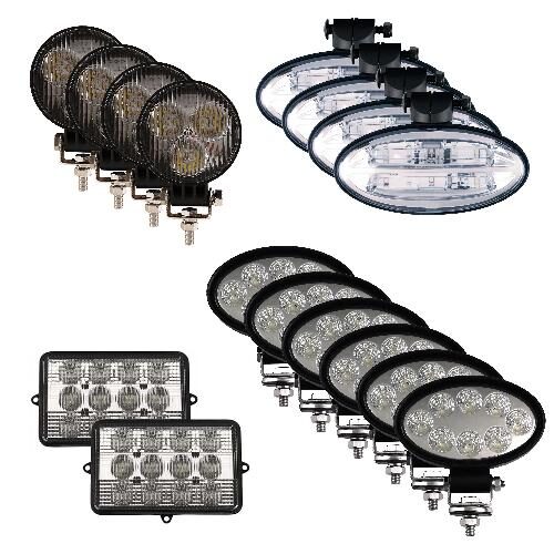 LED Flood Beam Light Kit for John Deere Combines - (Pkg. of 16)