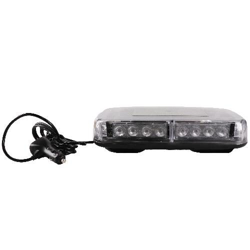 Low Profile Amber LED Warning Light, 8 Flash Patterns