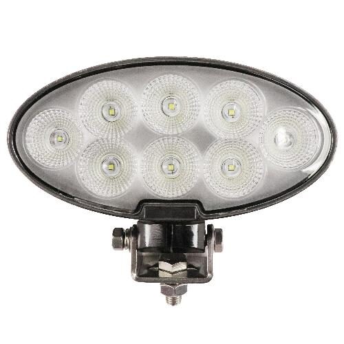 Universal Oval LED Flood Beam Work Light - 7200 Lumens