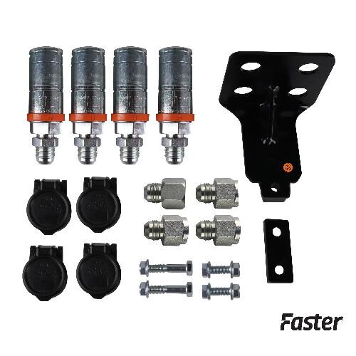 Faster Hydraulic Breakaway Coupler Kit, Female