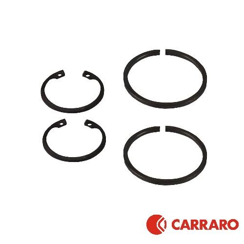 Carraro Wheel Side Drive Shaft Washer &amp; Snap Ring Kit, MFD
