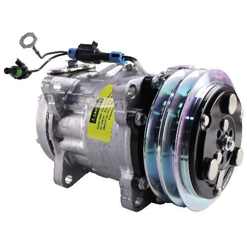 Genuine Sanden SD7H15 Compressor, w/ 2 Groove Clutch - New