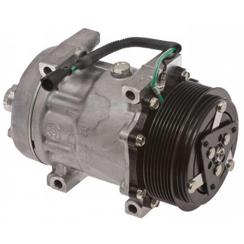 Sanden SD7H15HD Compressor, w/ 8 Groove Clutch - New