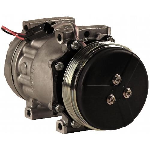 Genuine Sanden SD7H15 Compressor, w/ 4 Groove Clutch - New