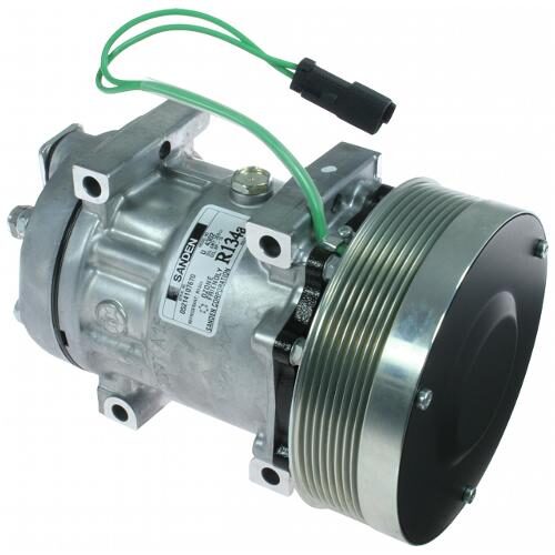 Sanden SD7H15SHD Compressor, w/ 8 Groove Clutch - New