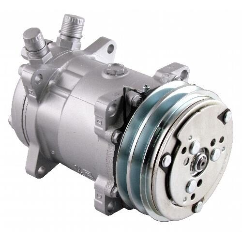 Sanden SD508 Compressor, w/ 2 Groove Clutch - New