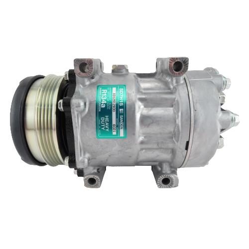 Genuine Sanden SD7H15 Compressor, w/ 4 Groove Clutch - New