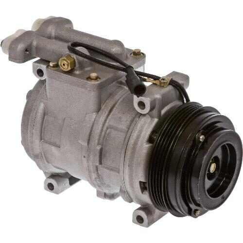 Nippondenso 10PA17C Compressor, w/ 4 Groove Clutch - New