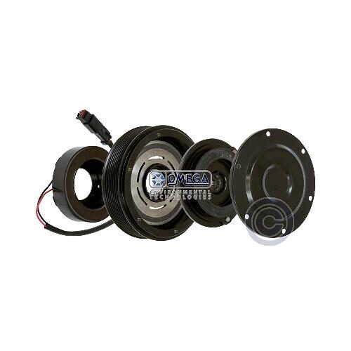 Heavy Duty Compressor Clutch, Denso 10S17C, w/ Coil