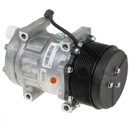 Sanden SD7H15 Compressor, w/ 10 Groove Clutch - New