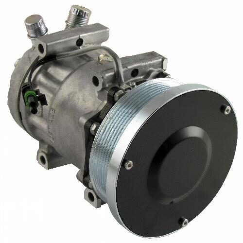 Genuine Sanden SD7H15SHD Compressor, w/ 8 Groove Clutch - New