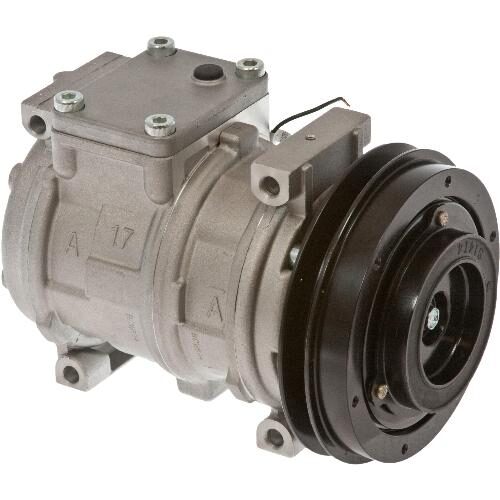Nippondenso 10PA17C Compressor, w/ 1 Groove Clutch - New