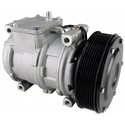 Nippondenso 10PA17C Compressor, w/ 8 Groove Clutch - New