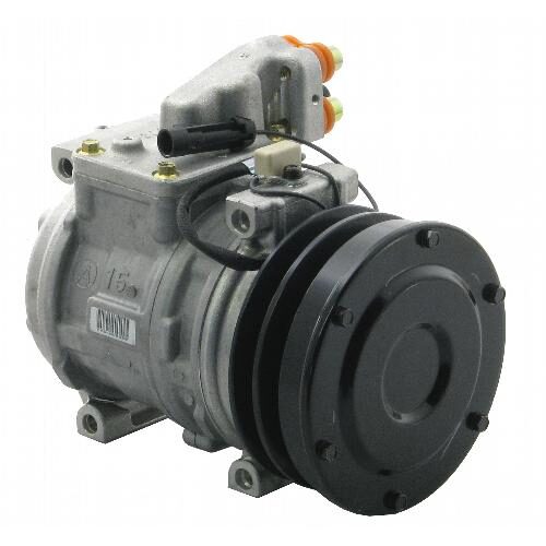 Genuine Nippondenso 10PA15C Compressor, w/ 2 Groove Clutch - New