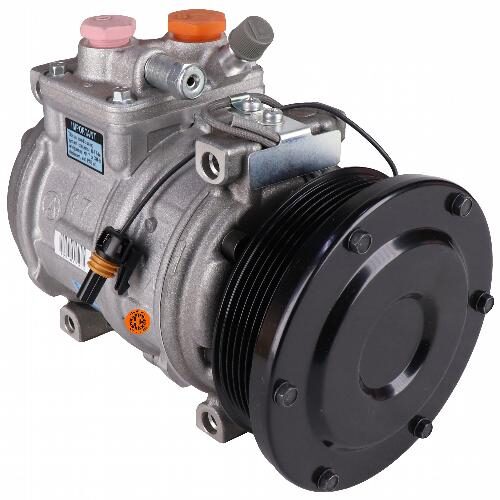 Genuine Nippondenso 10PA17C Compressor, w/ 6 Groove Clutch - New