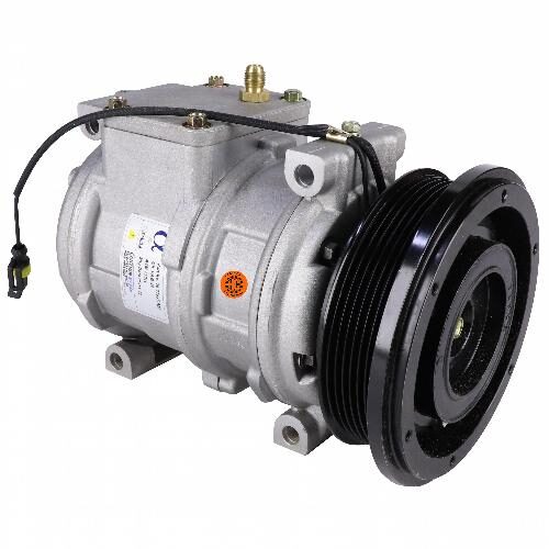 Nippondenso 10PA17C Compressor, w/ 6 Groove Clutch - New