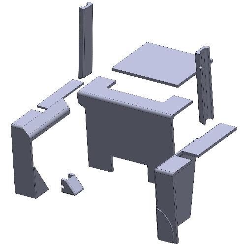 Cab Kit, Black Vinyl
