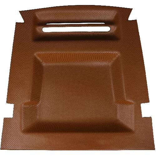 Main Headliner, Saddle Tan Vinyl w/ Formed Plastic